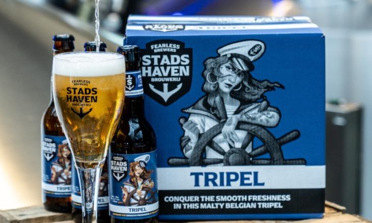 Stadshaven Tripel glas doos en flesjes Stadshaven Tripel glas doos en flesjes