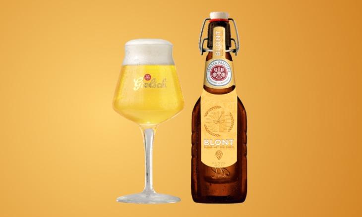 Grolsch Blont beugelfles en glas