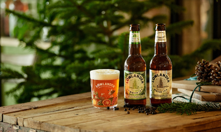 Lowlander Winter ipa normale en alcoholvrije variant Lowlander Winter ipa normale en alcoholvrije variant