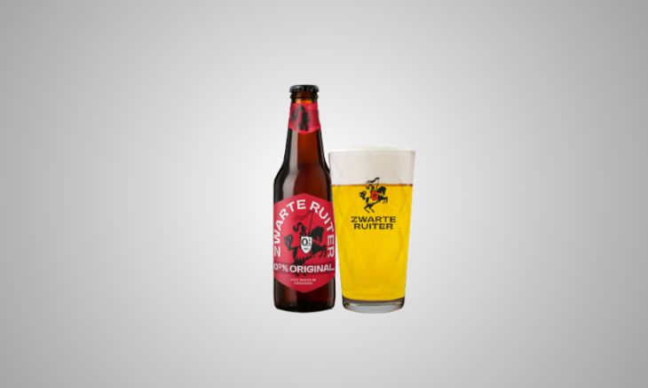 Gulpener Zwarte Ruiter Original fles en glas