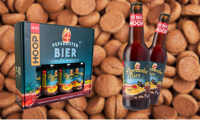 Pepernotenbier van HEMA en Brouwerij Hoop