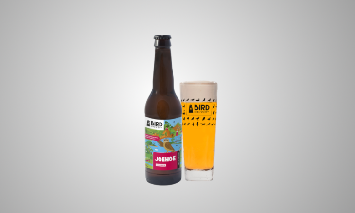 Bird Joehoe fles en glas Bird Joehoe fles en glas