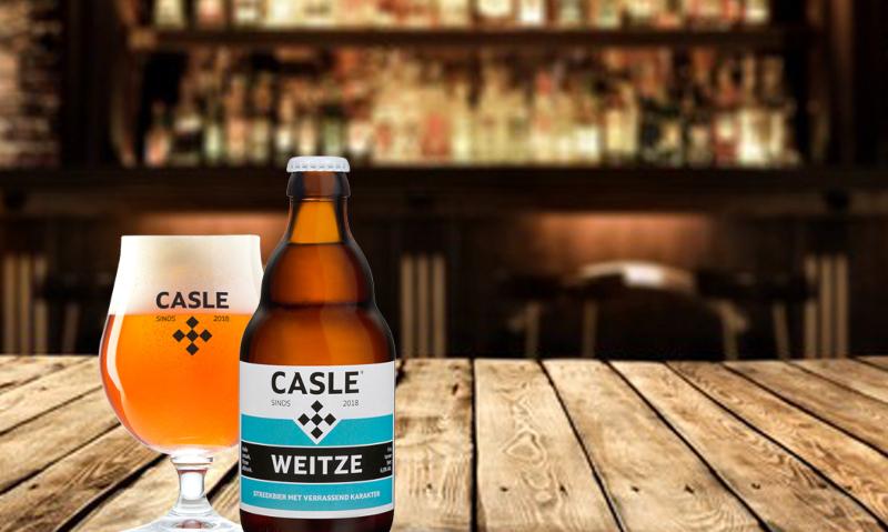 Casle Weitze flesje en glas