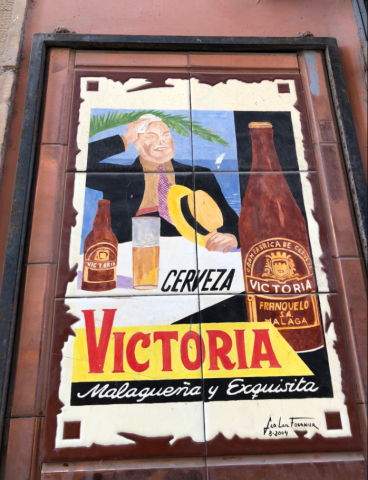 Victoria Malaga reclame 