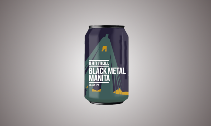 Van Moll Black Metal Matina blik 33cl Van Moll Black Metal Matina blik 33cl