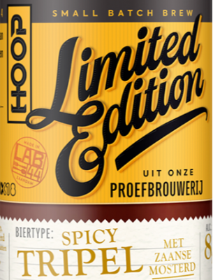 Eerste logo van dit bier toen het nog Spicy Tripel heette