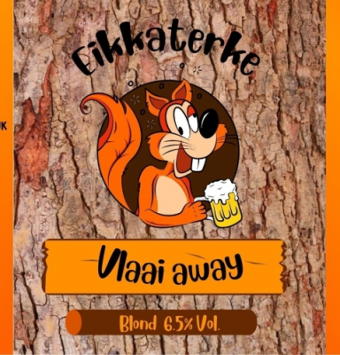 Vlaai Away bier logo