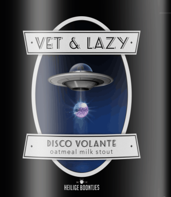 Vet Lazy Disco Volante bier logo Vet Lazy Disco Volante bier logo