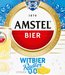 Amstel Witbier radler 0.0% logo