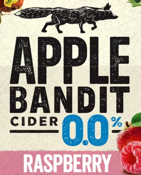 Apple bandit raspberry 0.0% logo Apple bandit raspberry 0.0% logo