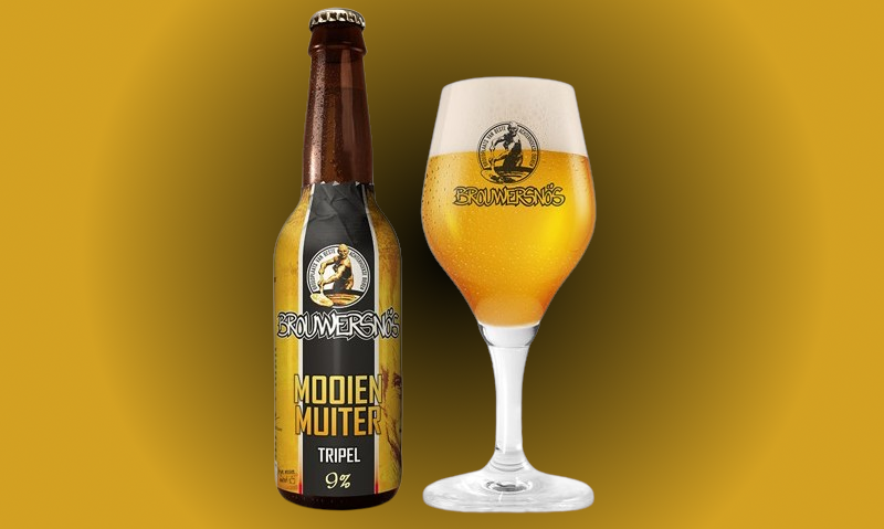 Brouwersnos Mooien Muiter Tripel Fles en glas