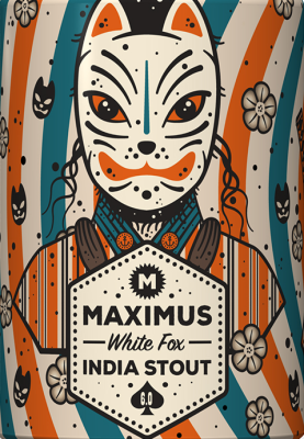 Maximus White Fox India Stout logo