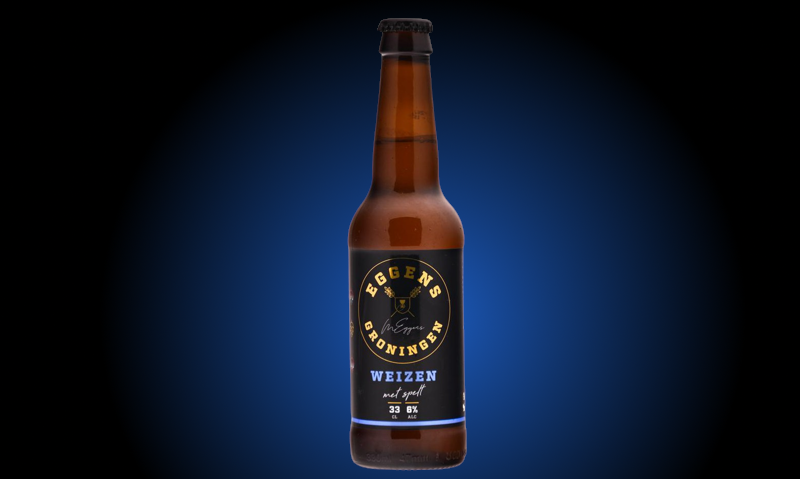 Eggens Weizen bierflesje Eggens Weizen bierflesje
