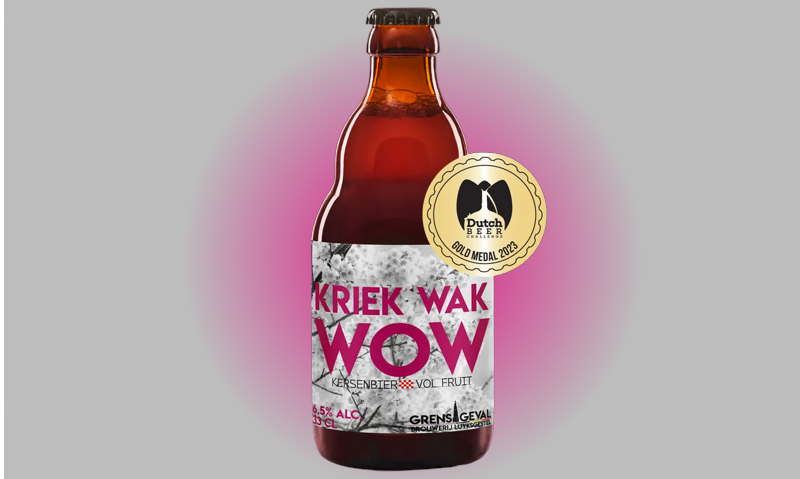 Kriek Krak WOW flesje  Kriek Krak WOW flesje