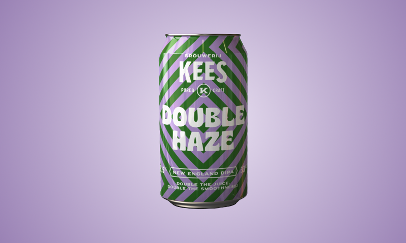 Kees Double Haze bier blikje Kees Double Haze bier blikje