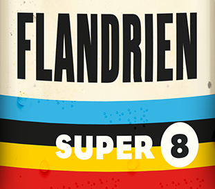 Super 8 Flandrien bier logo Super 8 Flandrien bier logo