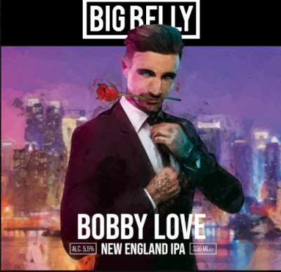 Big Belly Brewing Bobby Love logo Big Belly Brewing Bobby Love logo