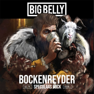 Big Belly Brewing Bockenreyder speculaas bock-logo Big Belly Brewing Bockenreyder speculaas bock-logo