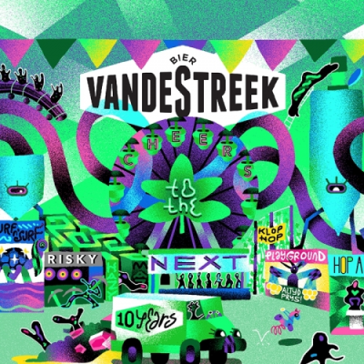 vandeStreek Cheers To The Next 10 Year Logo