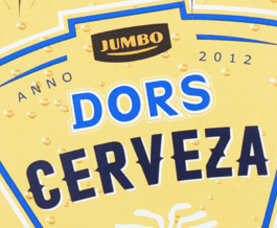 Dors Cerveza ingezoomd