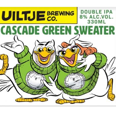 Uiltje Cascade Green Sweater Logo Uiltje Cascade Green Sweater Logo