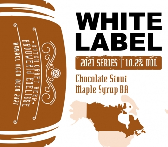Emelisse White Label Chocolate Stout Maple Syrup BA 2021 logo