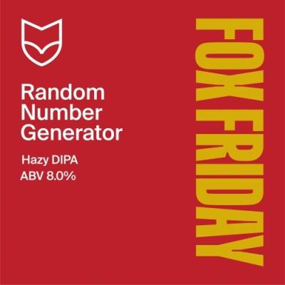 Random Number Generator Fox Friday Craft Brewery logo