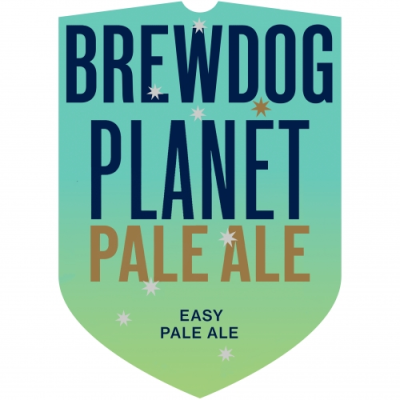 BrewDog Planet Pale Ale logo BrewDog Planet Pale Ale logo