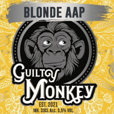 Guilty Monkey Blonde Aap logo
