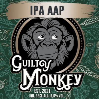 Guilty Monkey IPA Aap logo