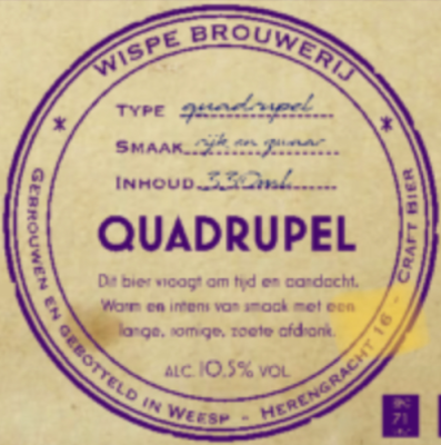 Wispe Quadrupel logo Wispe Quadrupel logo