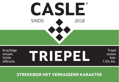Casle Triepel oude etiket Casle Triepel oude etiket