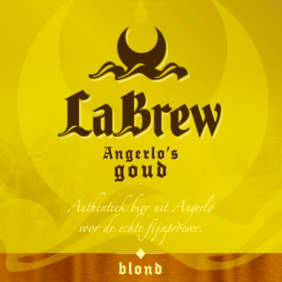 LaBrew Angerlos Goud Logo