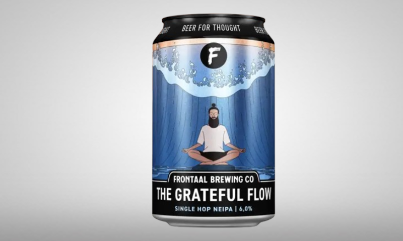 Frontaal The Grateful Flow bier