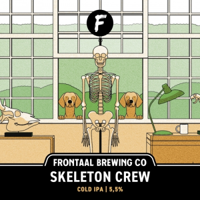 Frontaal Skeleton Crew logo