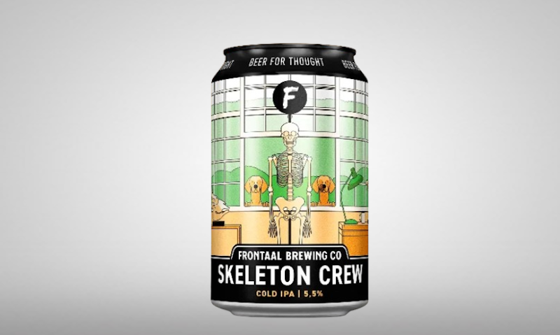 Frontaal Skeleton Crew bier