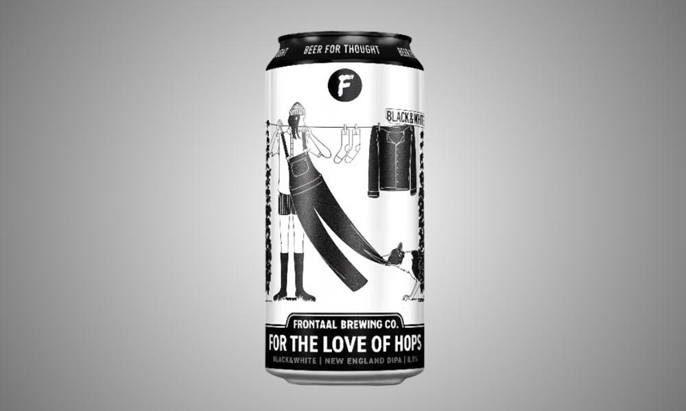 Frontaal For The Love Of Hops Black & White