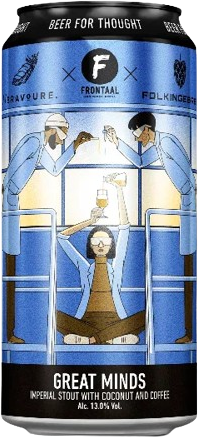 Frontaal Great Minds Blikje