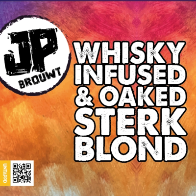 JP Brouwt Whisky Infused Oaked Sterk Blond Logo
