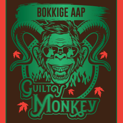 Guilty Monkey Bokkige Aap Logo