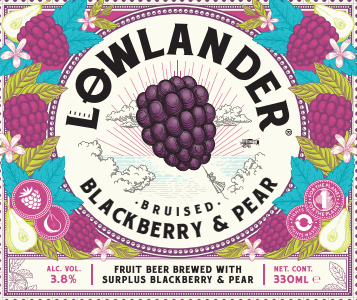 Lowlander Bruised Blackberry & Pear logo