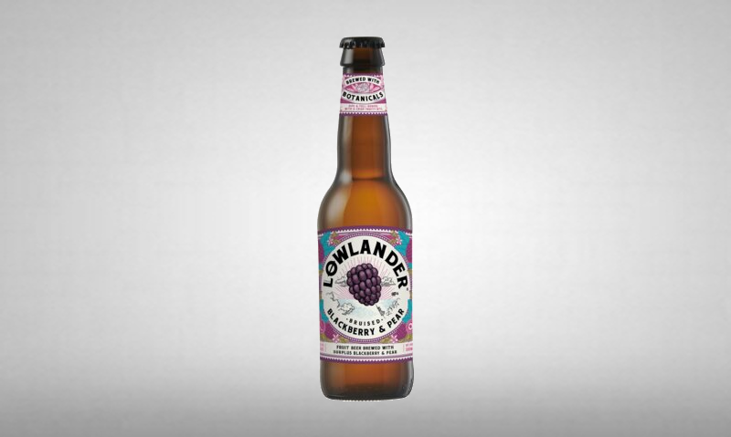 Lowlander Bruised Blackberry and Pear bier