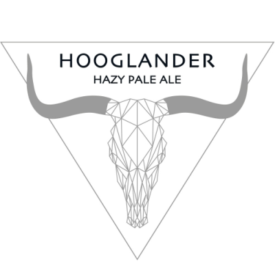 Hooglander Hazy Pale Ale Logo Hooglander Hazy Pale Ale Logo