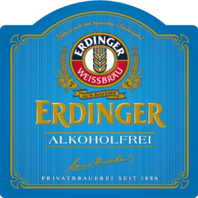 Erdinger Weissbier Alkoholfrei Zitrone Logo