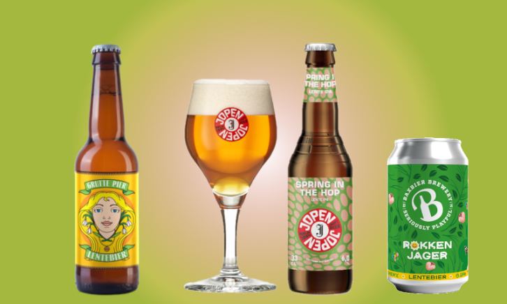 Lente bier Drie lentebieren
