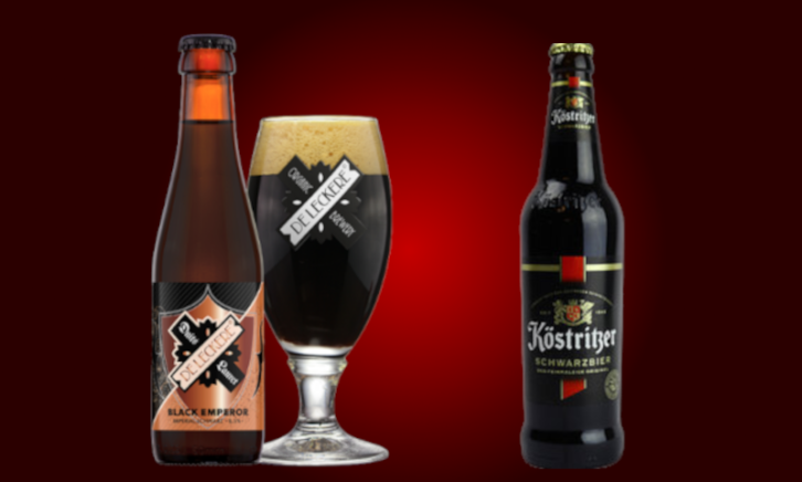 Schwarzbier Twee schwarzbieren