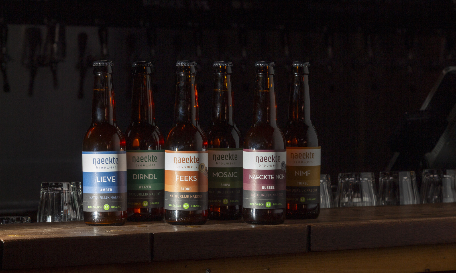 Naeckte Brouwers etiketten sinds april 2024