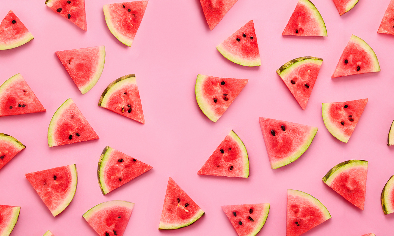 Watermeloen partjes