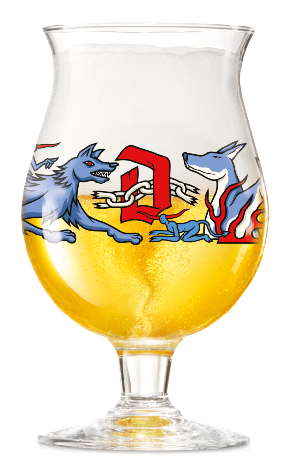 Duvel Designer bierglas 2024   hond
