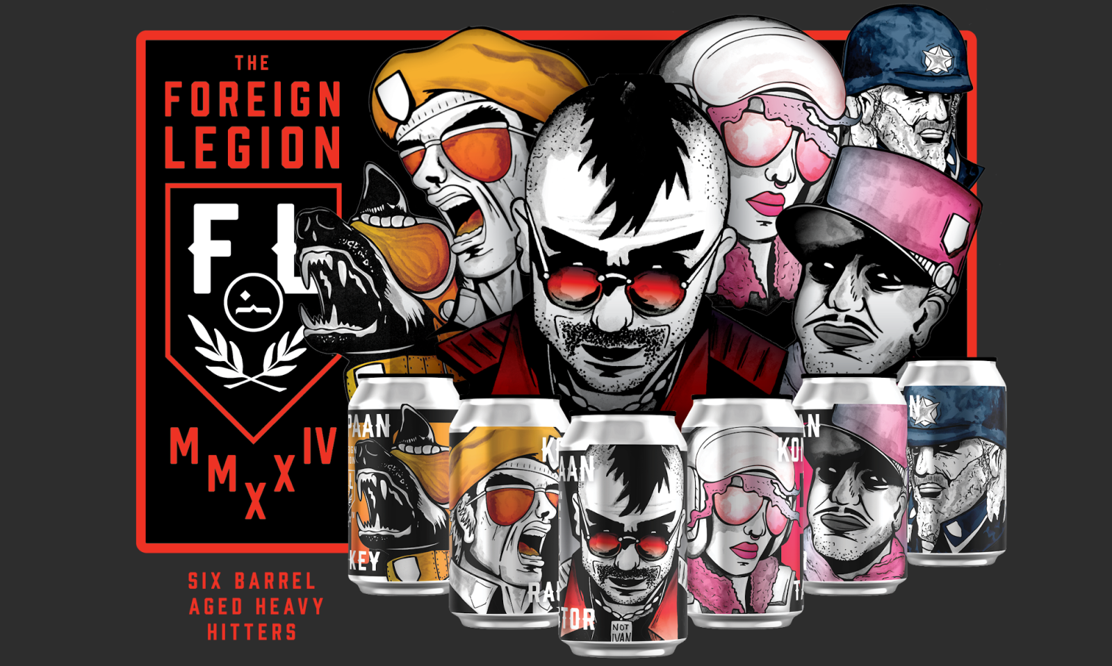 Kompaan vatgegrijpte bieren 2024 Foreign Legion